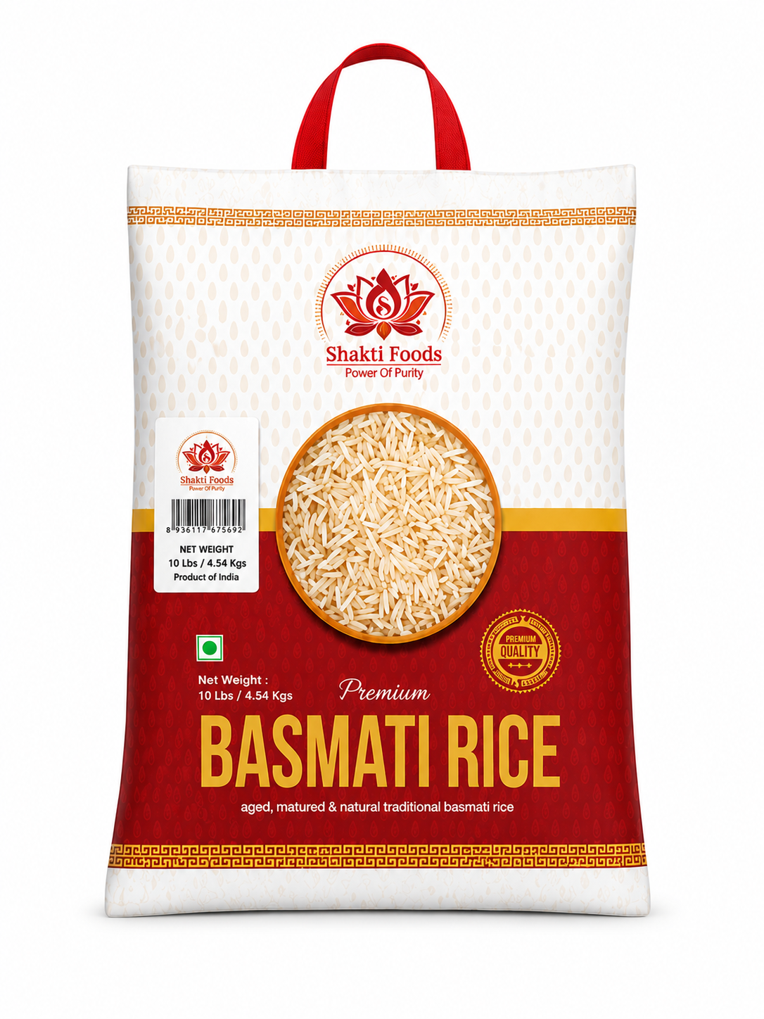 Shakti Foods Premium Basmati Rice – 10 lb